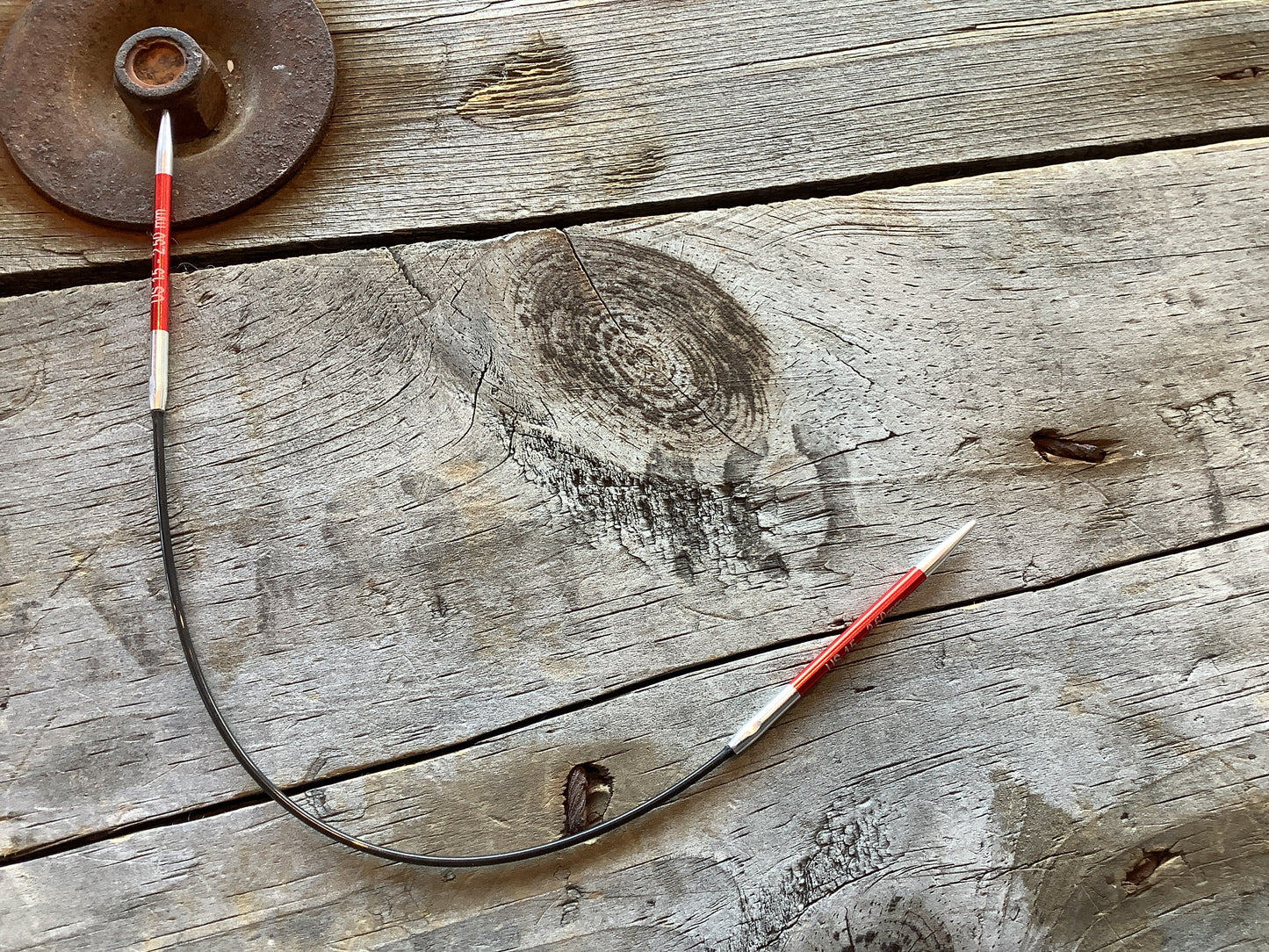 Knit Pro- ZING - aiguilles circulaires fixes 9" - 22.5cm en aluminium/ aluminum fixed circular