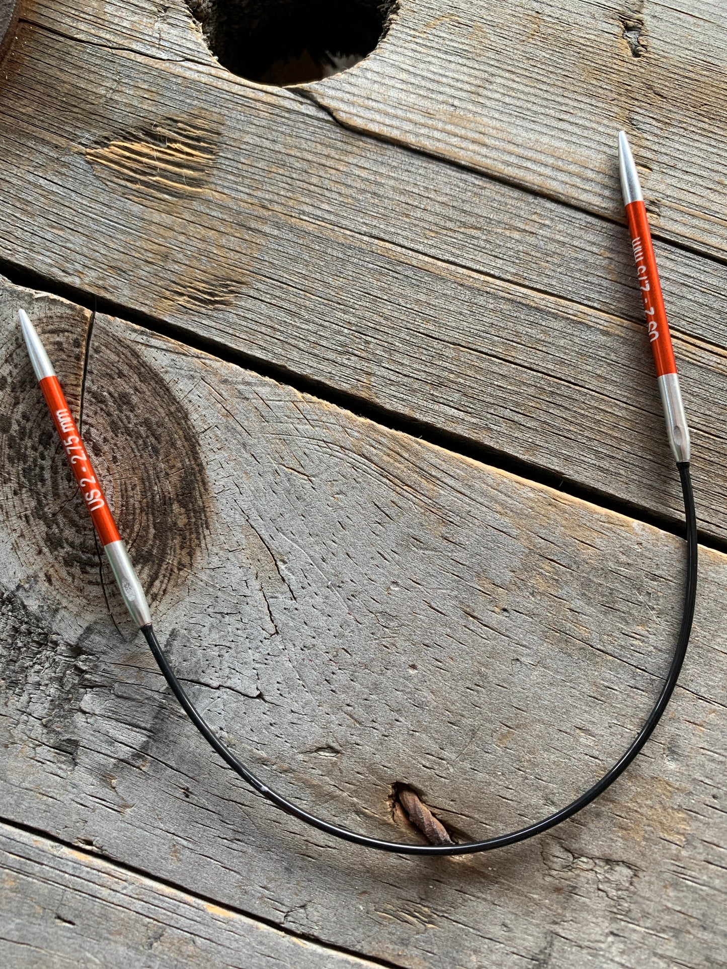 Knit Pro- ZING - aiguilles circulaires fixes 9" - 22.5cm en aluminium/ aluminum fixed circular