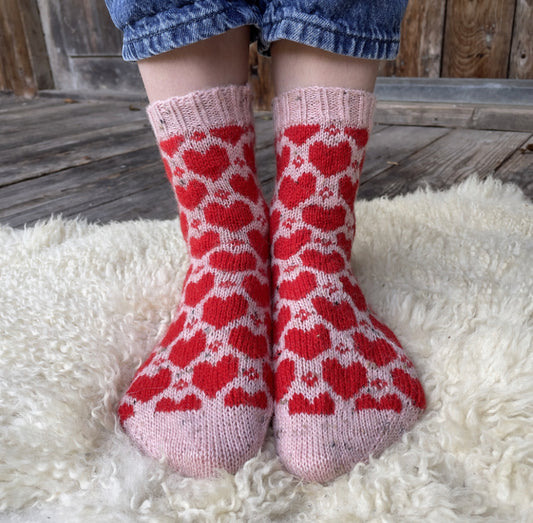 Kit - I Heart Socks par Stone knits