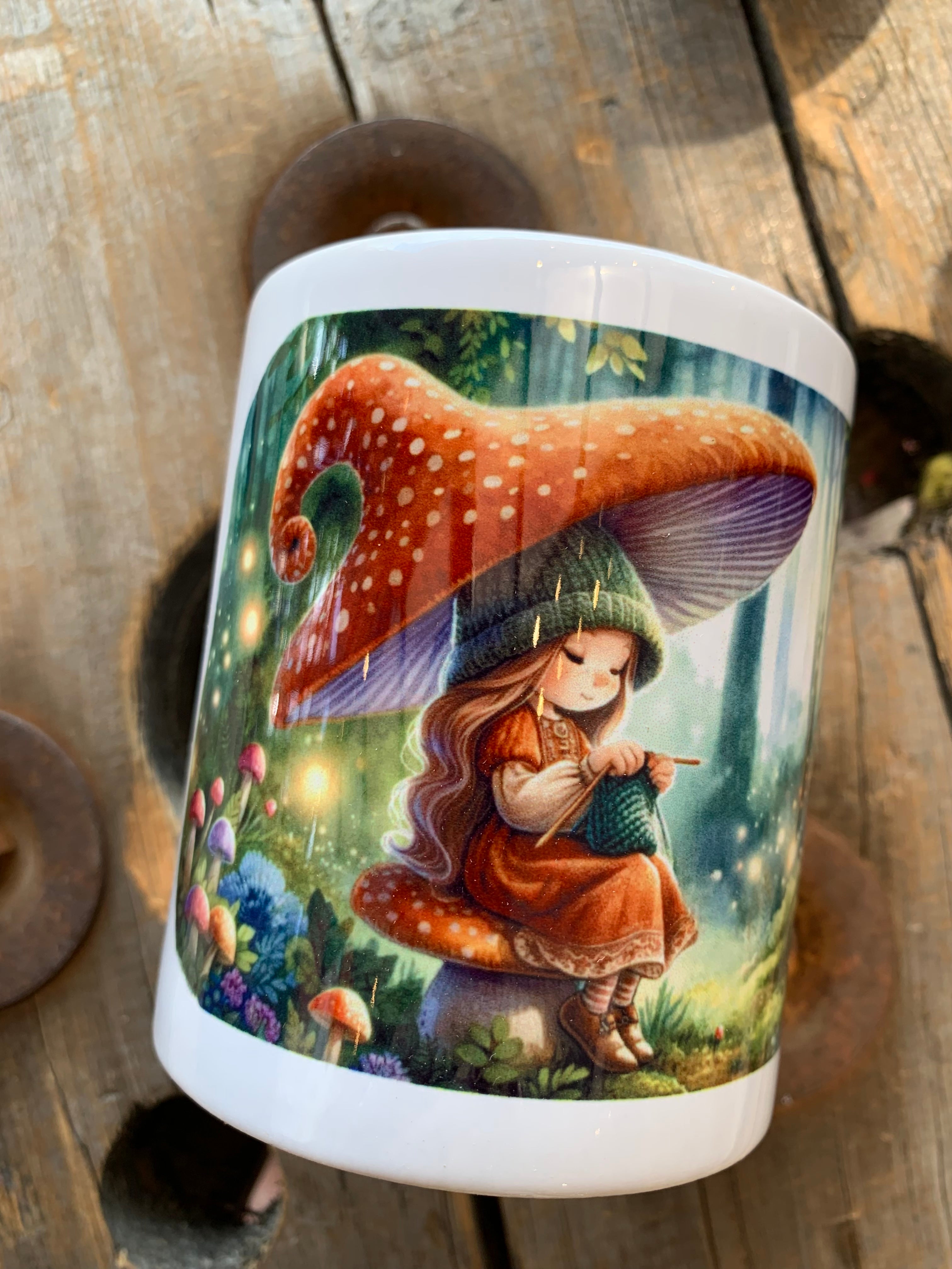 Tasse Gnome tricoteuse