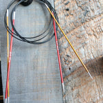 Charger l&#39;image dans la galerie, Knit Pro -(Knitter’s Pride) - Zing - aiguilles circulaires fixes 32&quot; en aluminium/ aluminum fixed circular

