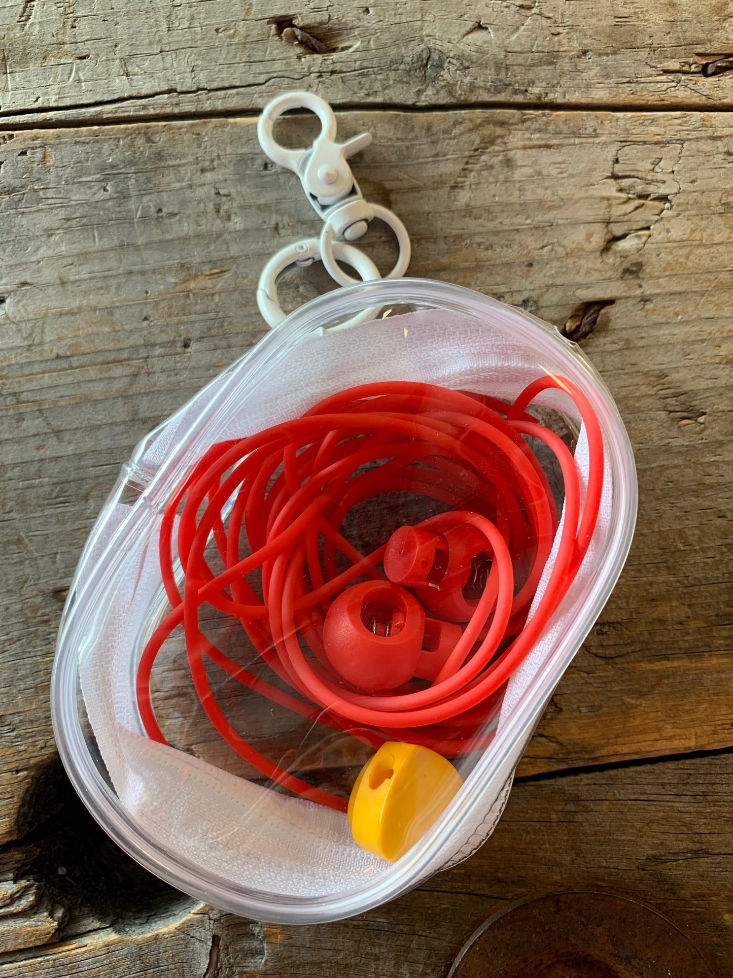 Ensemble de Cordes pour mettre les mailles en attente