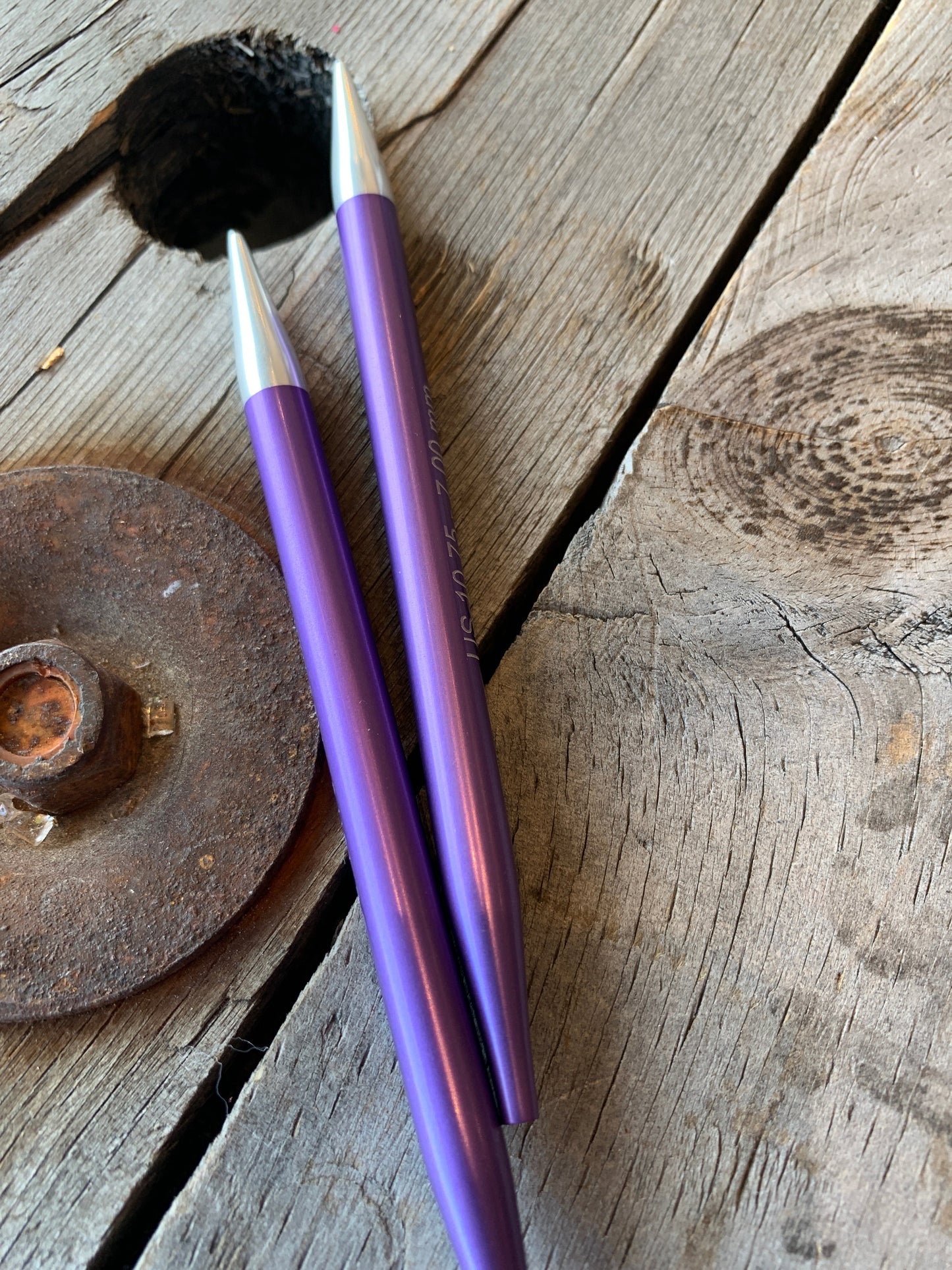 Knit pro (Knitter’s pride) - ZING pointes interchangeables aluminium / Needle tips