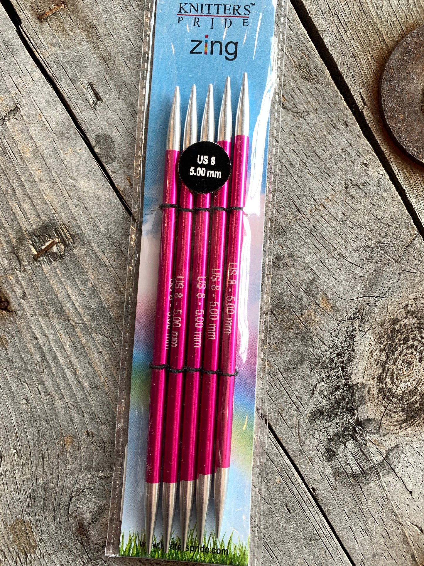Knit Pro (Knitter’Pride) - ZING doubles pointes en aluminium /  double pointed needles
