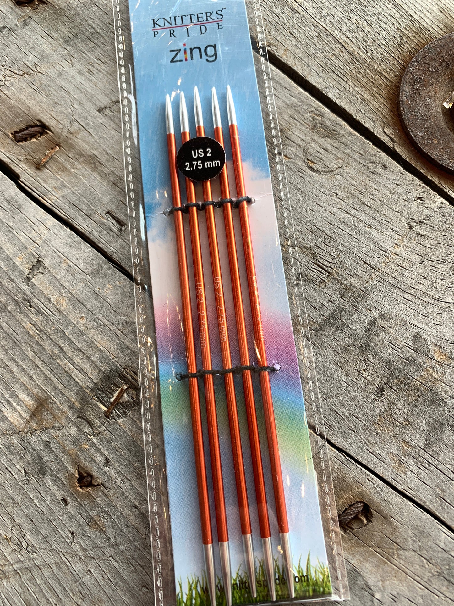 Knit Pro (Knitter’Pride) - ZING doubles pointes en aluminium /  double pointed needles