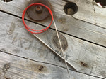 Charger l&#39;image dans la galerie, ChiaoGoo Red Lace 32&quot; aiguilles circulaires fixes / Stainless Steel fixed circular

