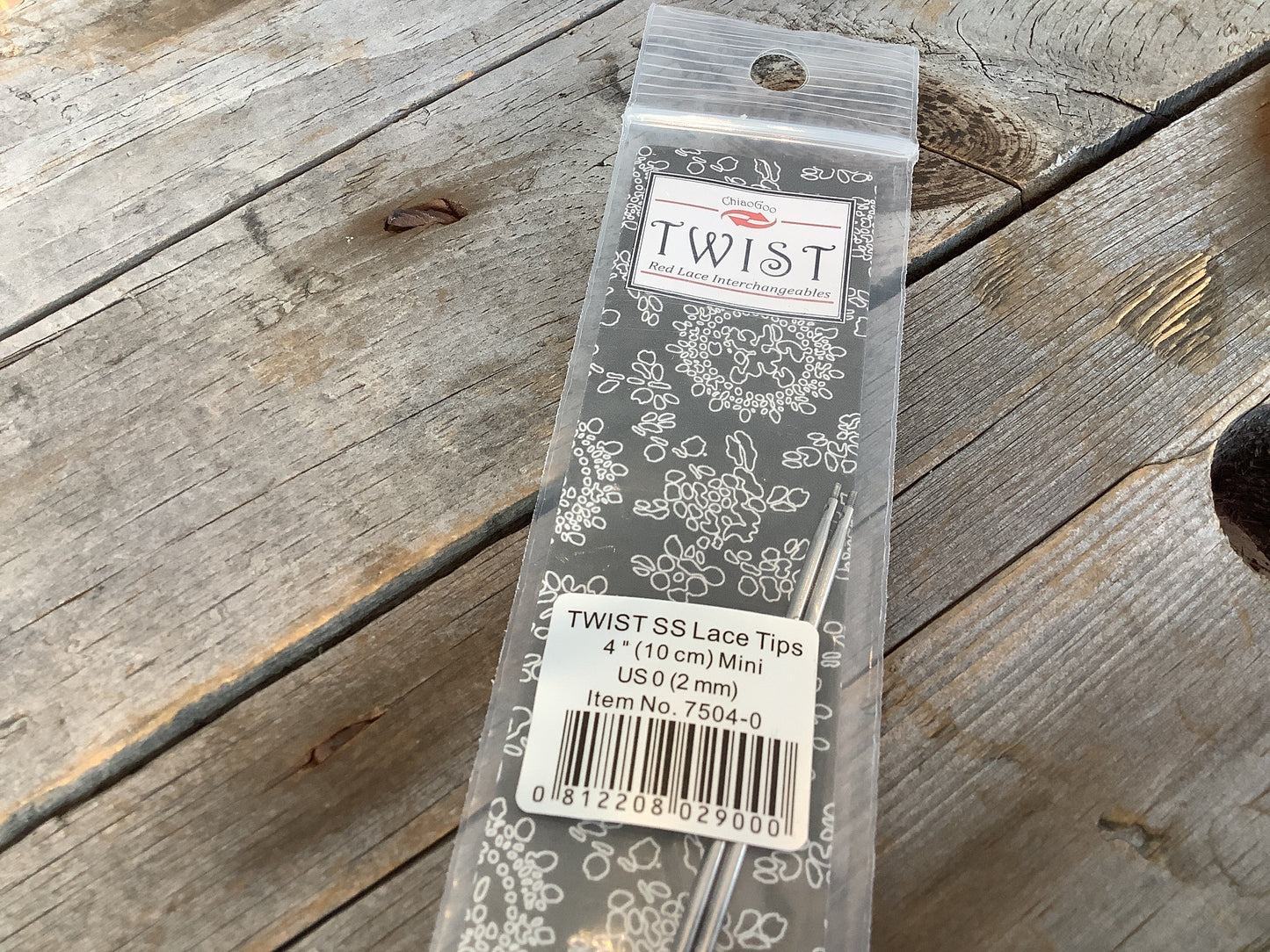 Pointes d’aiguilles interchangeables ChiaoGoo Twist Red Lace