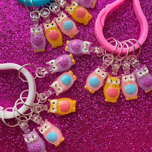 Marqueurs de mailles Hiboux