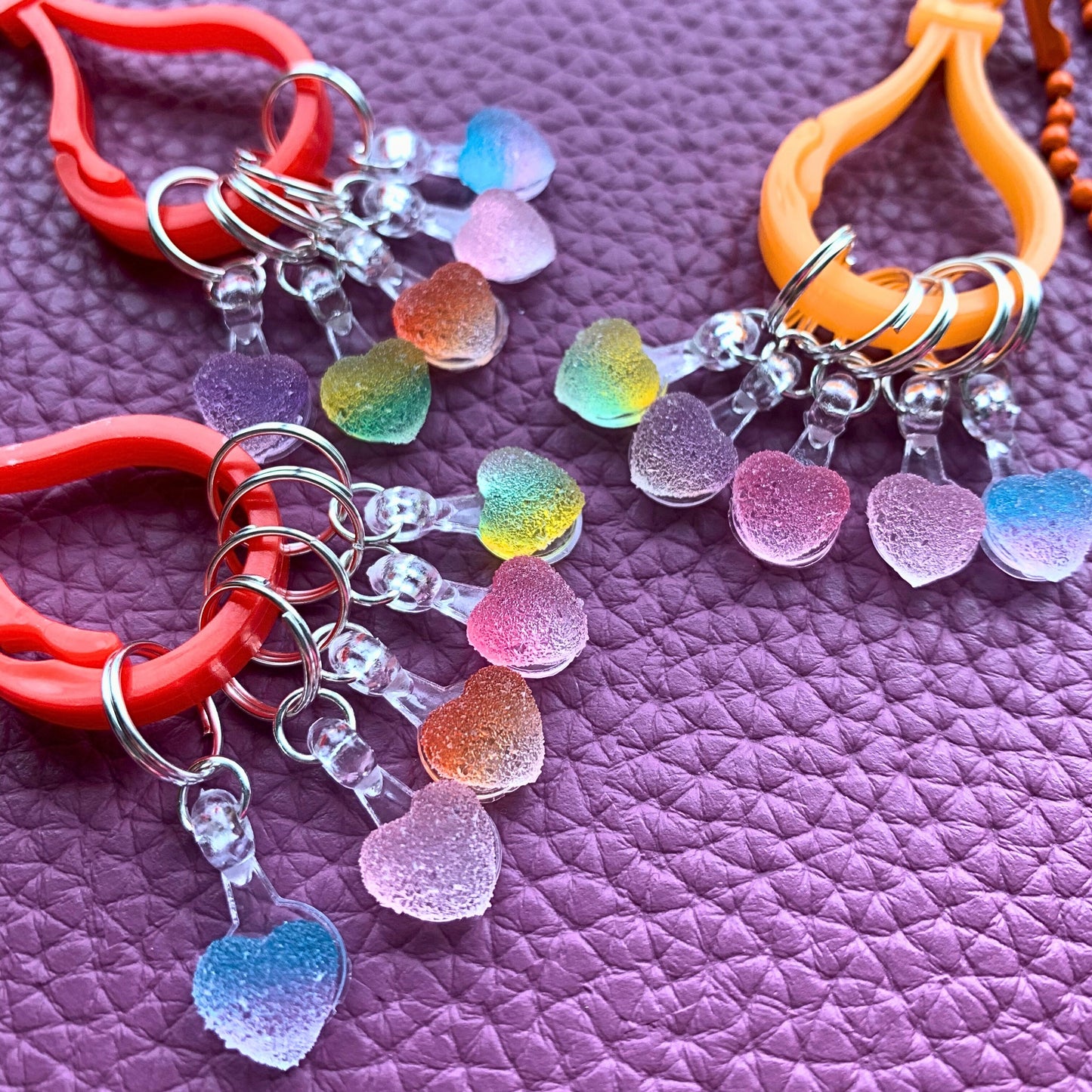 Marqueurs de mailles Coeurs Givrés