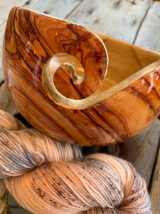 Bols à laine en bois de Pin / Pine  Wood yarn bowl