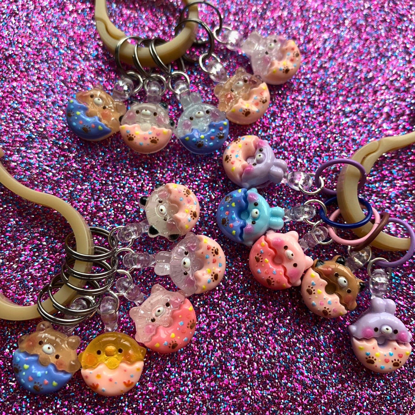 Marqueurs de mailles Beignes Animaux