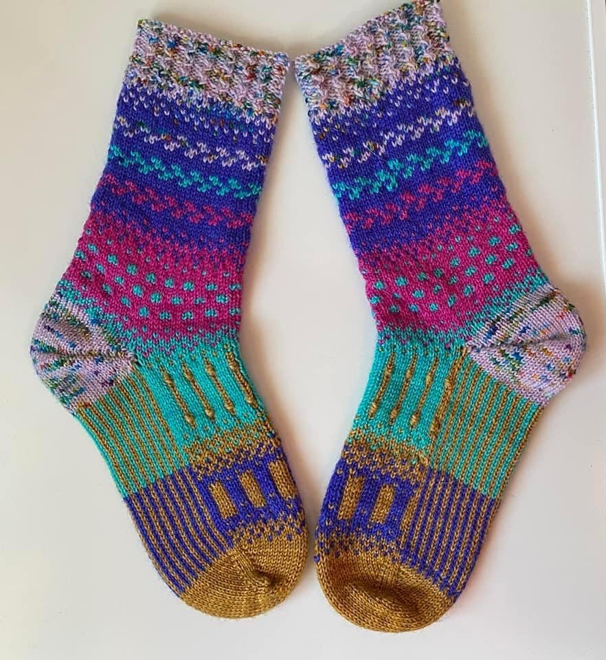 Patron Chaussettes Nouveau Monde