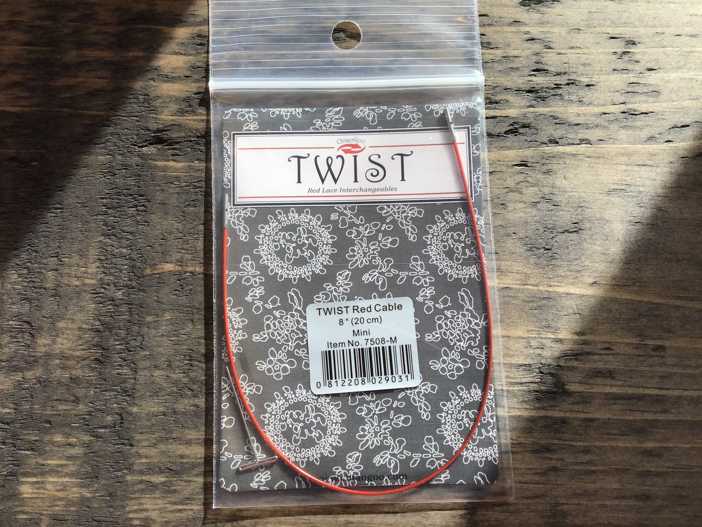 Câbles pour aiguilles circulaires interchangeables CHIAOGOO TWIST Red lace circular needles cables