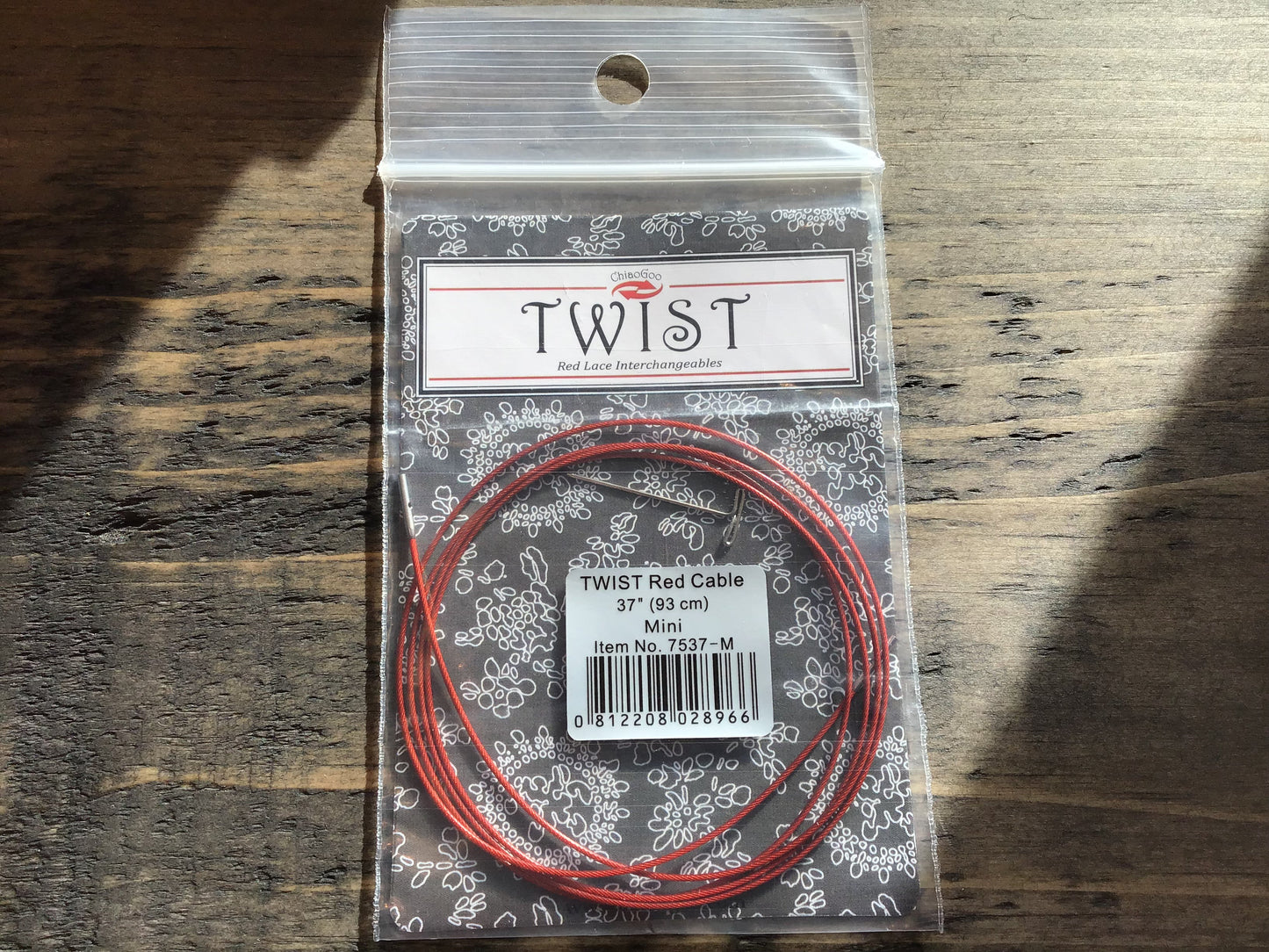 Câbles pour aiguilles circulaires interchangeables CHIAOGOO TWIST Red lace circular needles cables