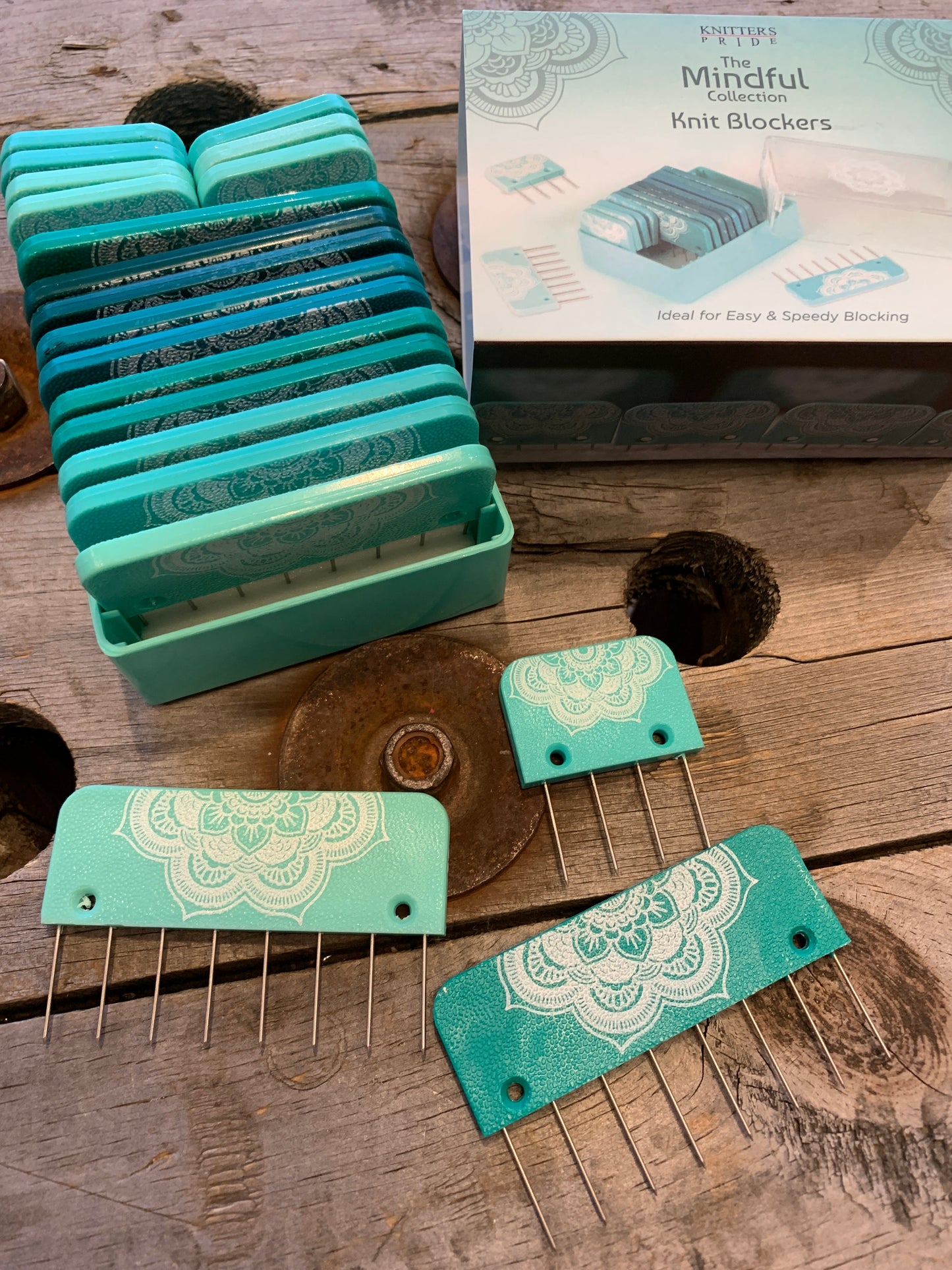 Ensemble pour blocage (peignes) / knit blockers