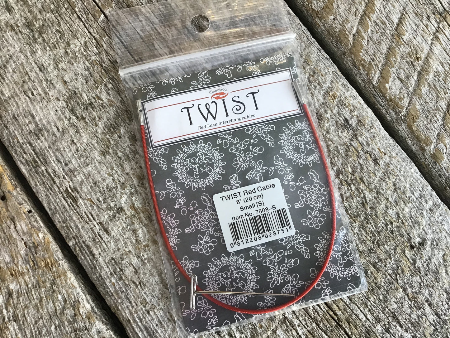 Câbles pour aiguilles circulaires interchangeables CHIAOGOO TWIST Red lace circular needles cables