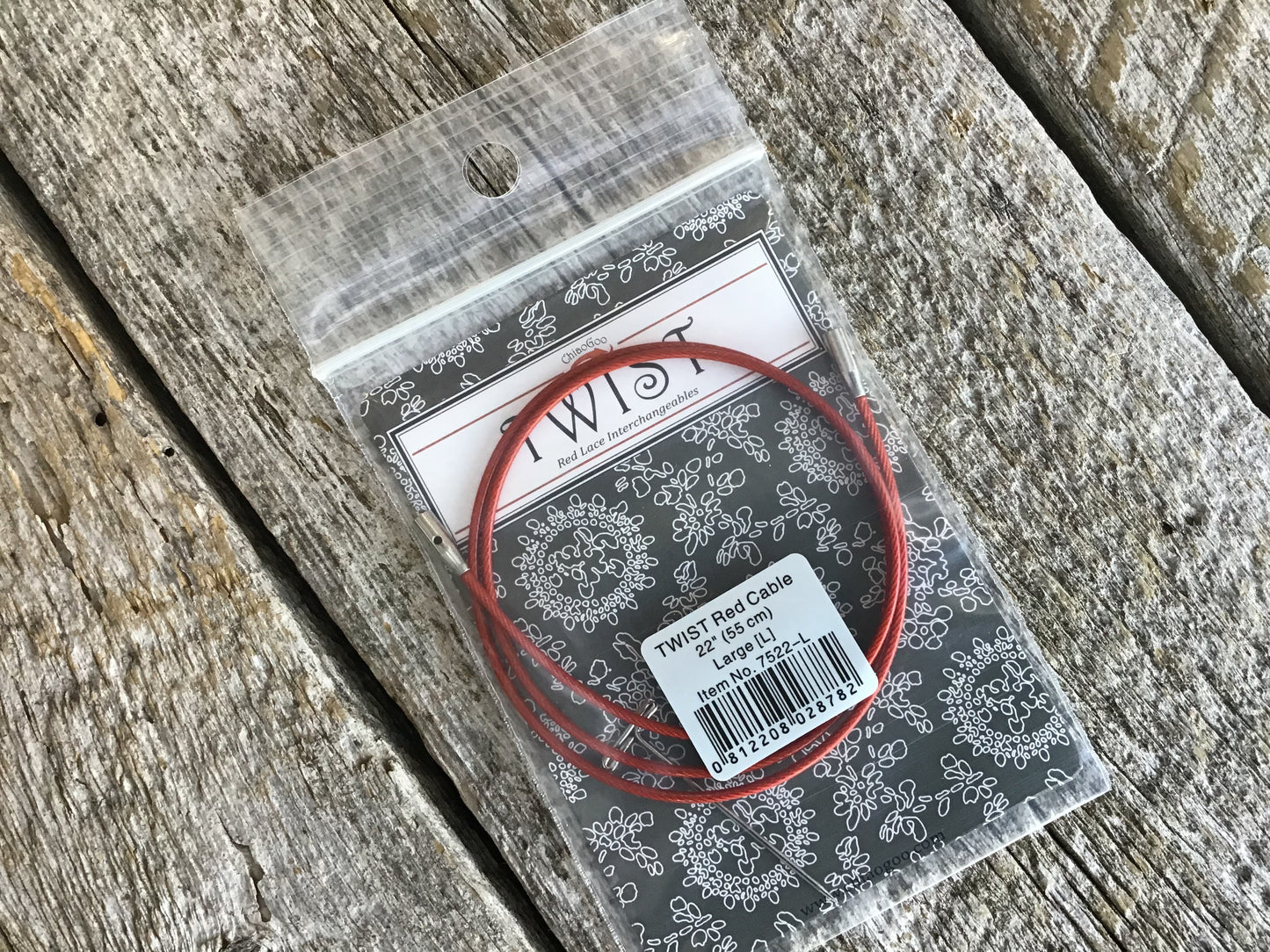 Câbles pour aiguilles circulaires interchangeables CHIAOGOO TWIST Red lace circular needles cables