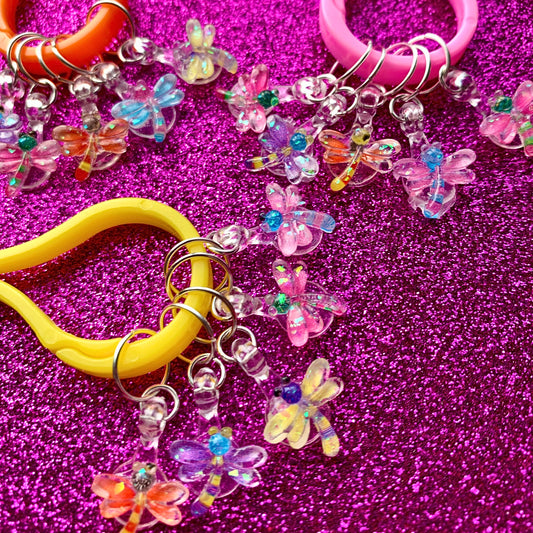 Marqueurs de mailles Libellules