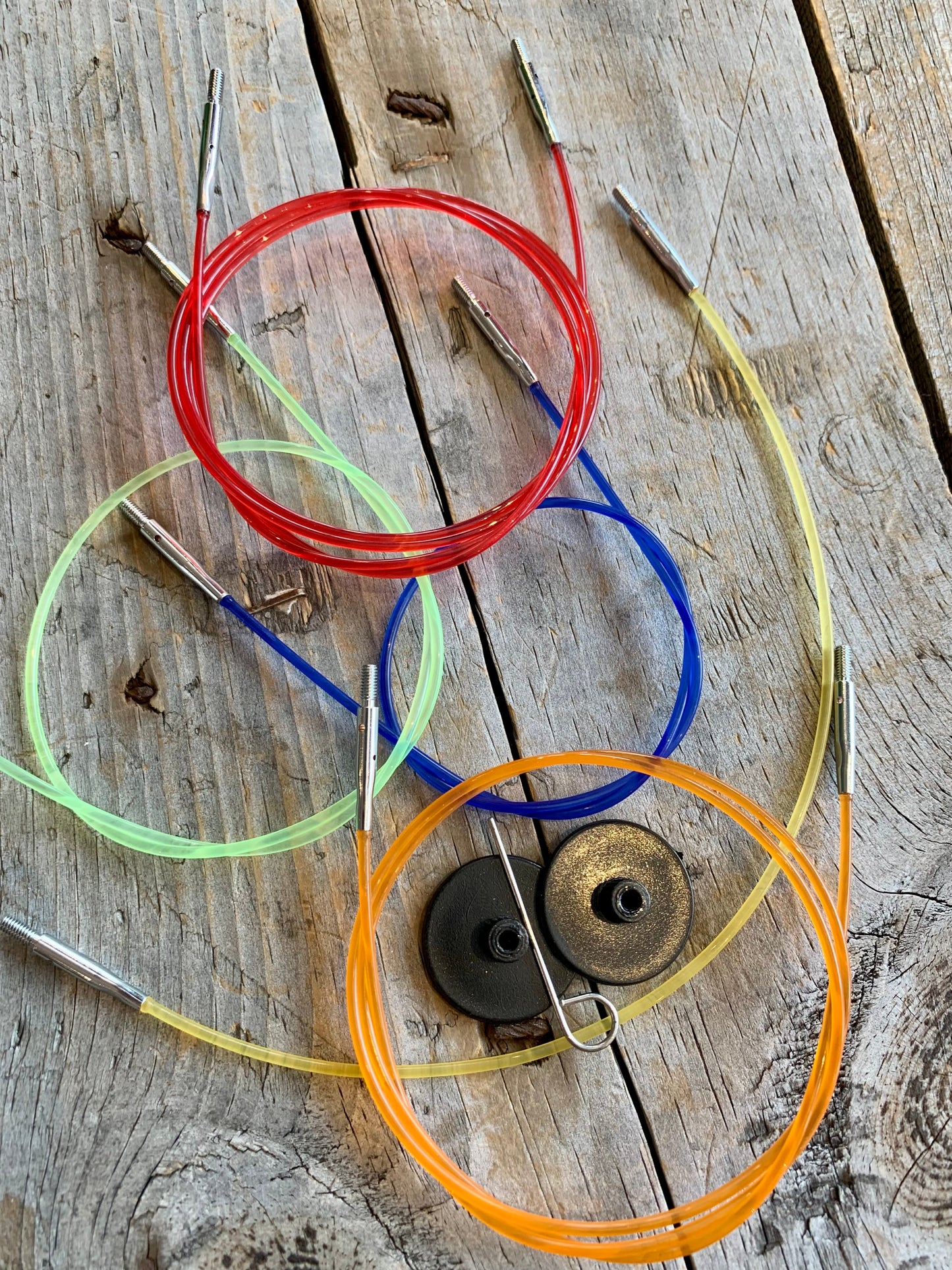 Knit Pro - Câbles colorés pour aiguilles interchangeables / colored Interchangeable needle cord
