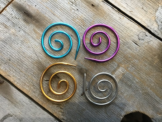 Aiguilles a torsades spirale