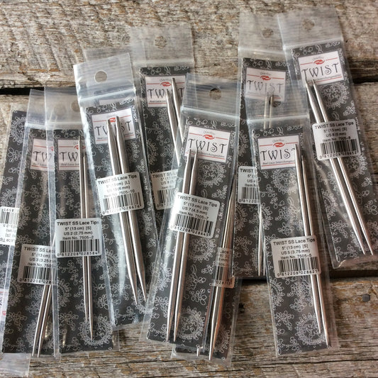 Pointes d’aiguilles interchangeables ChiaoGoo Twist Red Lace