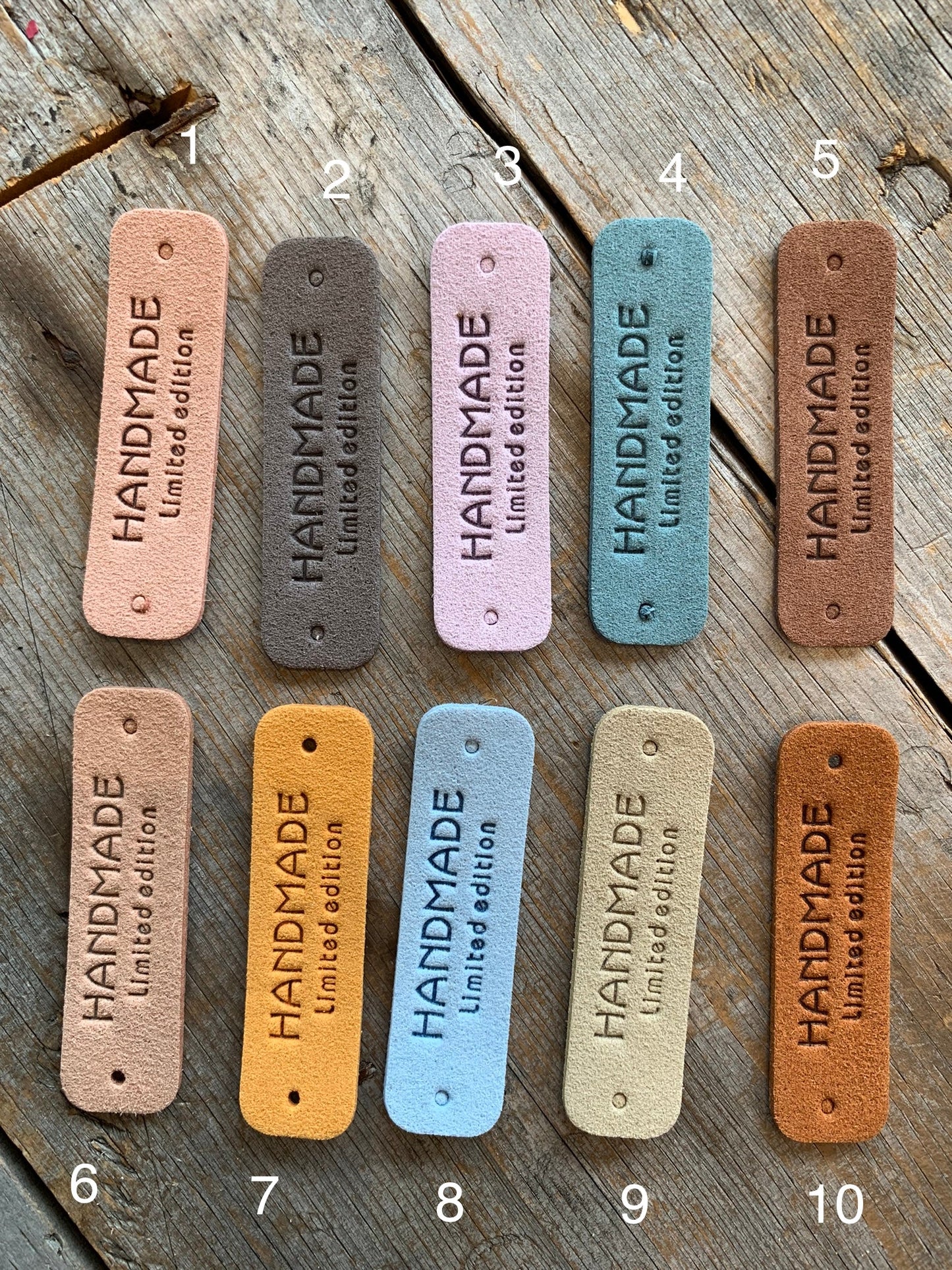 Étiquettes à projet - Handmade Limited Edition