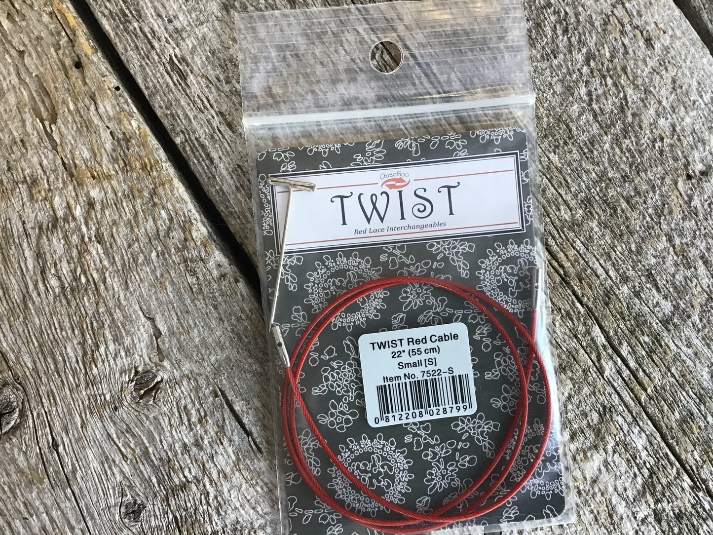 Câbles pour aiguilles circulaires interchangeables CHIAOGOO TWIST Red lace circular needles cables