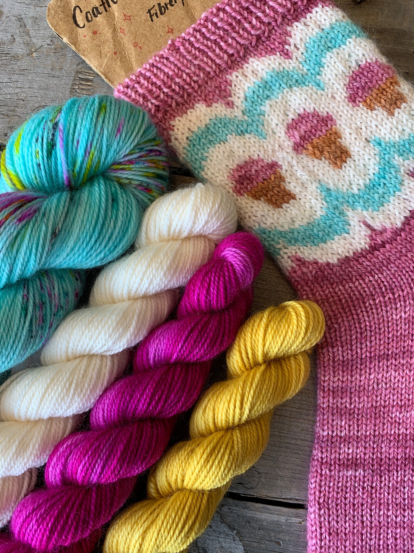 KIT Chaussettes Coaticook par Elyse D’Amours Designs