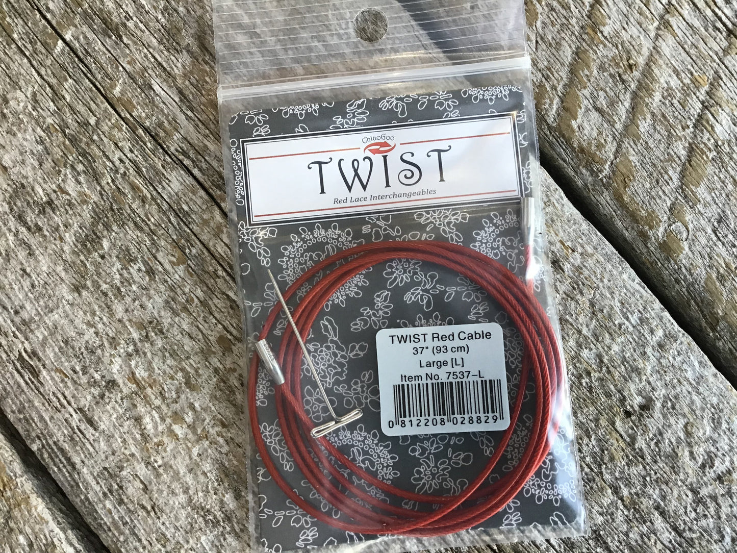 Câbles pour aiguilles circulaires interchangeables CHIAOGOO TWIST Red lace circular needles cables