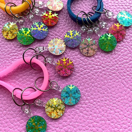 Marqueurs de mailles Flocons