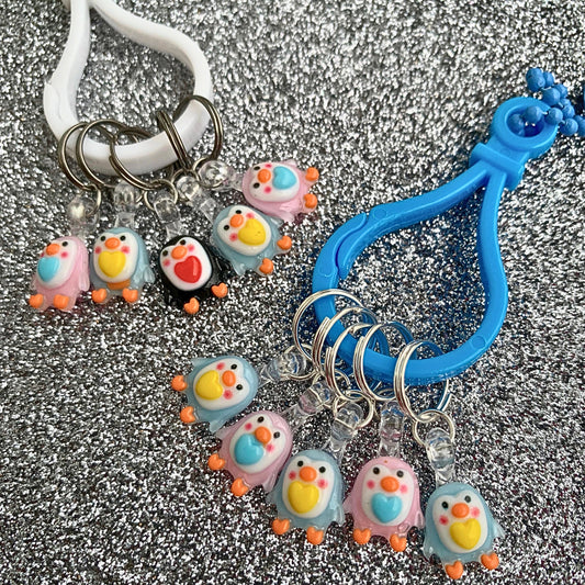 Marqueurs de mailles Pingouins