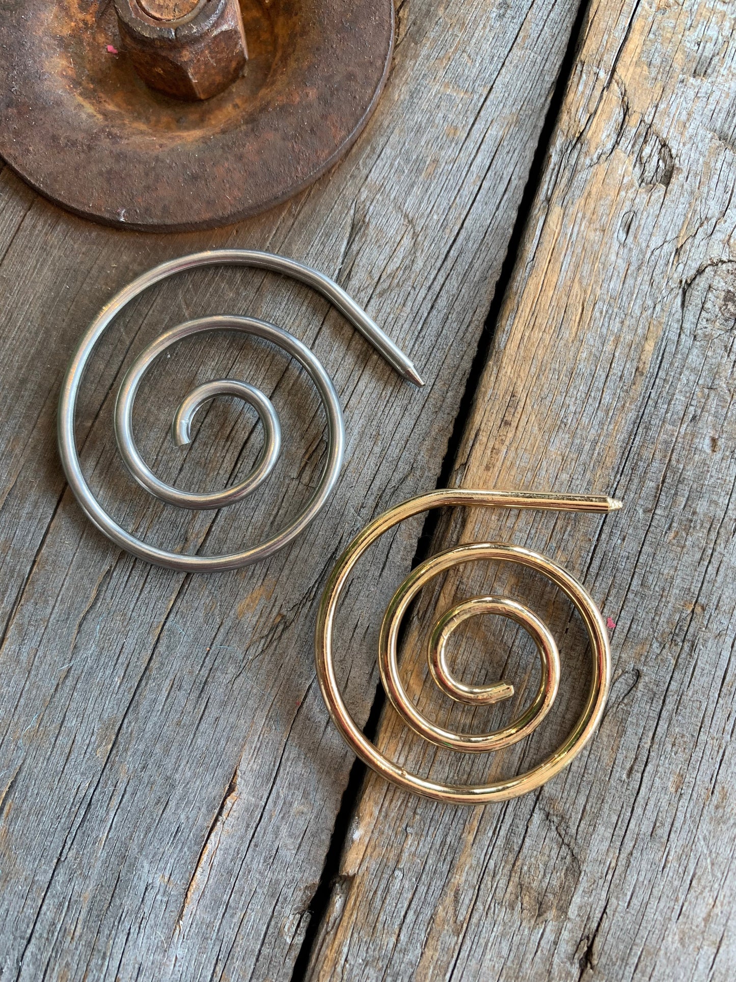 Aiguilles a torsades spirale