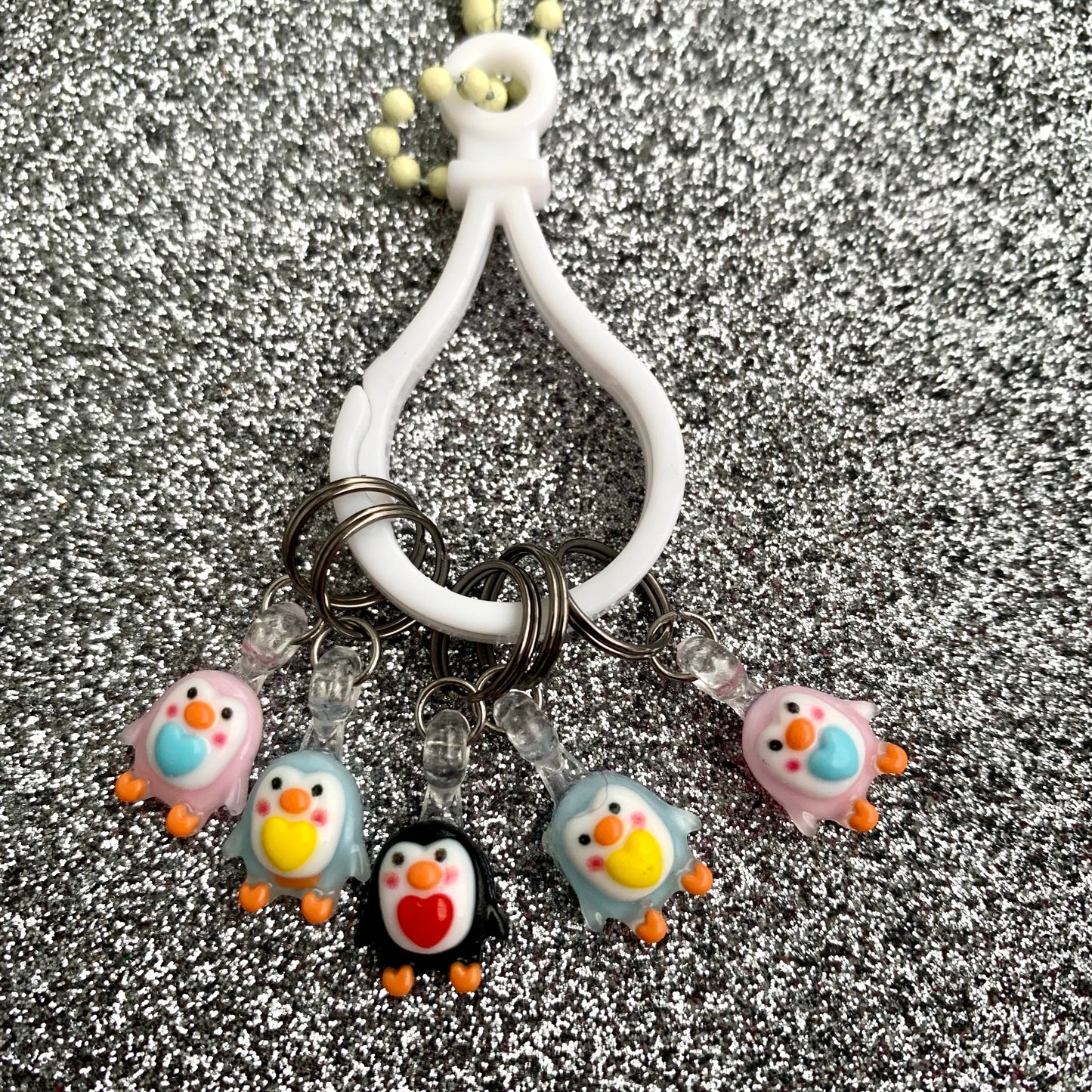 Marqueurs de mailles Pingouins