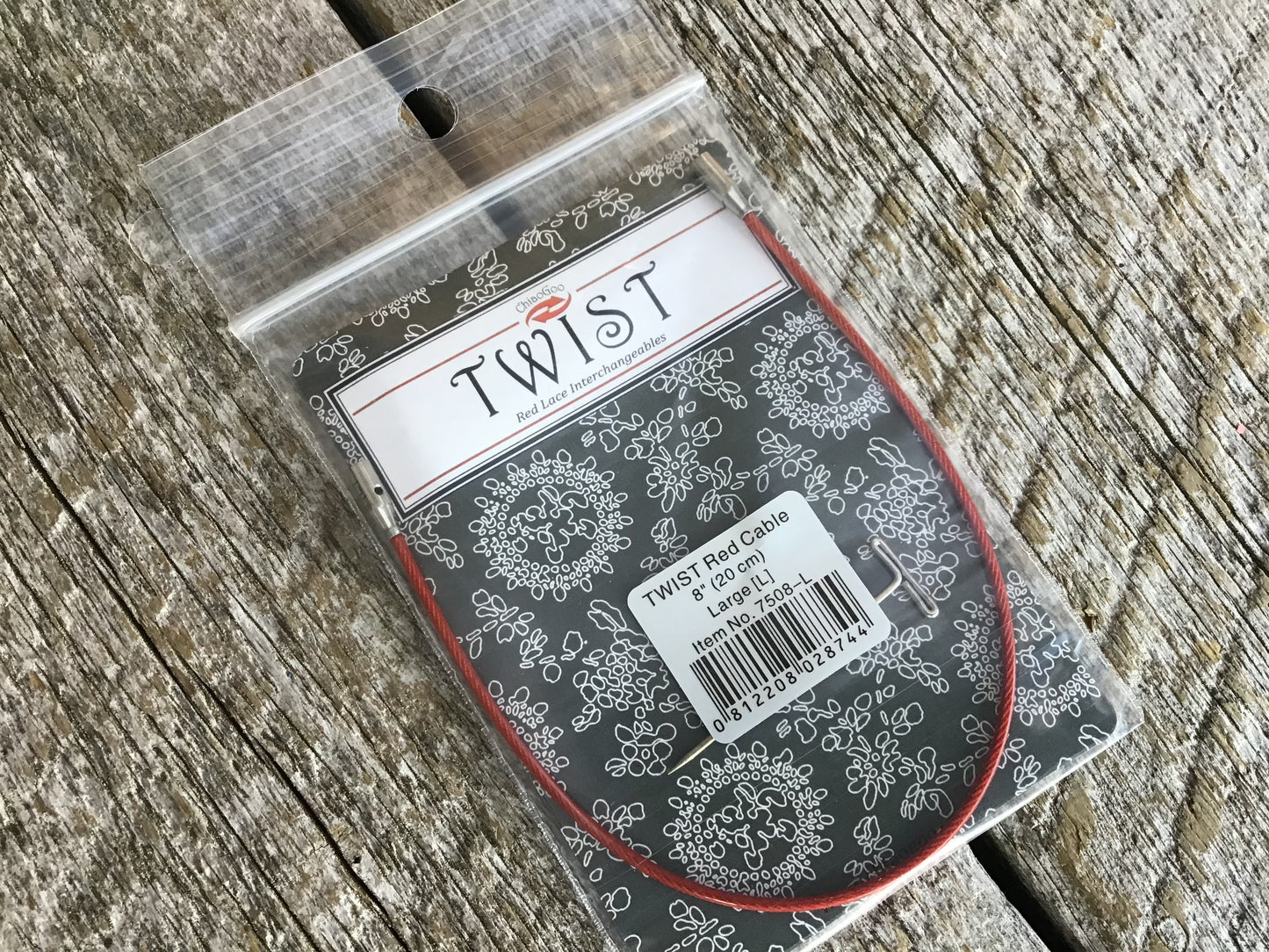 Câbles pour aiguilles circulaires interchangeables CHIAOGOO TWIST Red lace circular needles cables