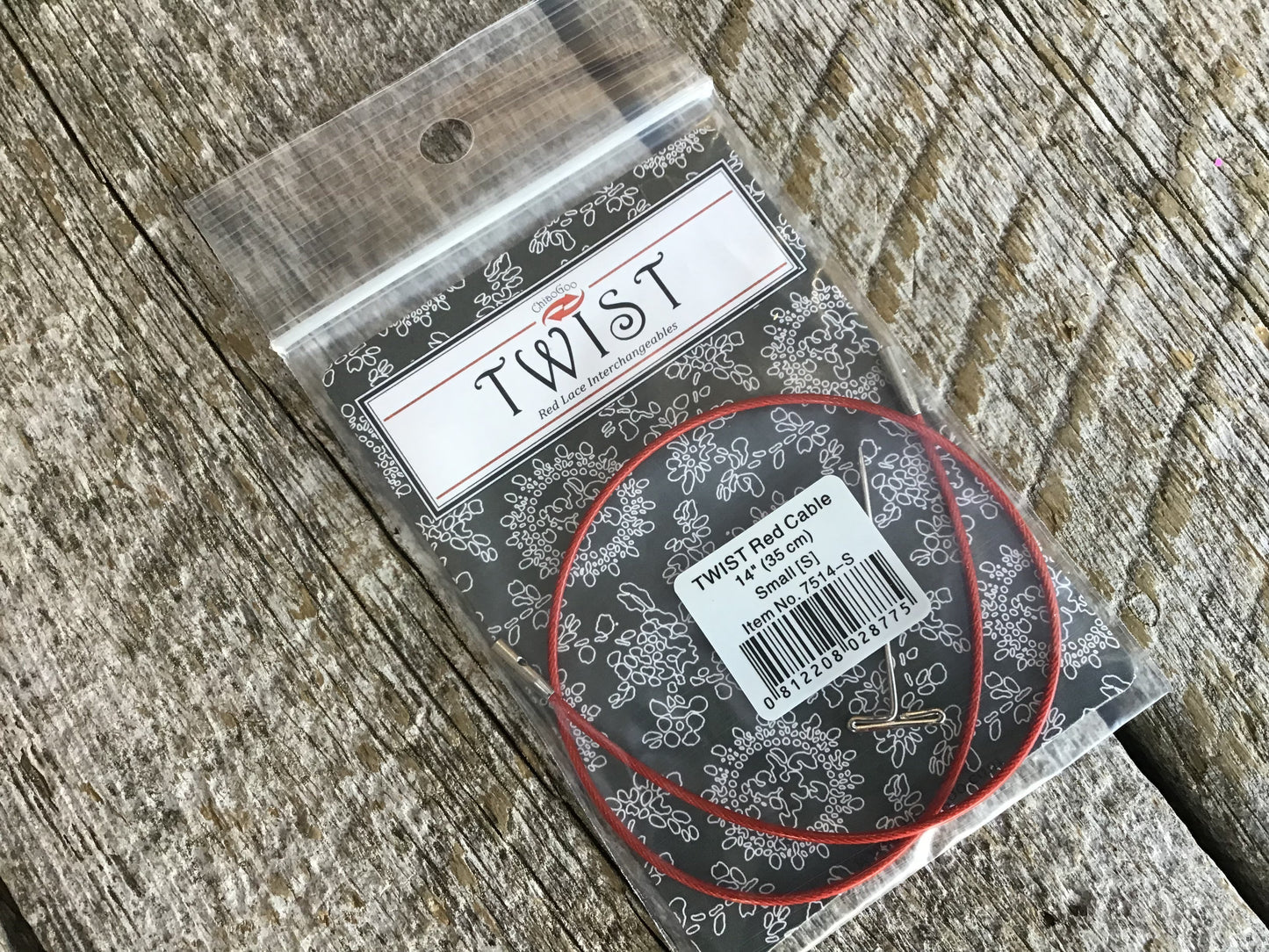 Câbles pour aiguilles circulaires interchangeables CHIAOGOO TWIST Red lace circular needles cables