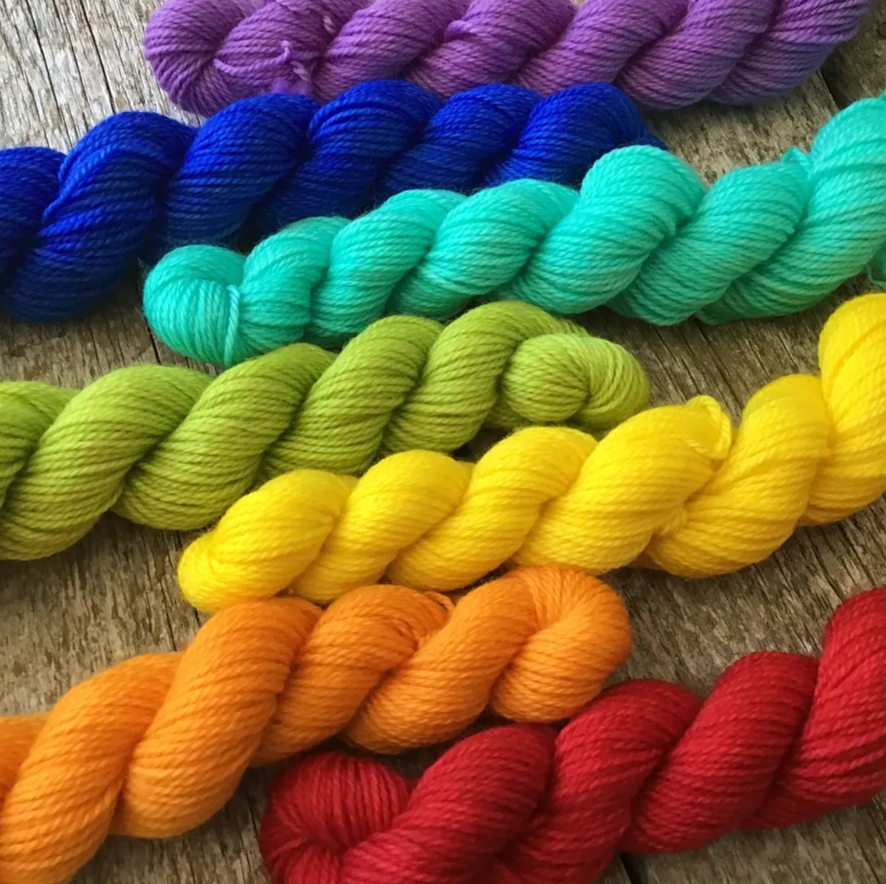Kit de 7 minis écheveaux - Arc-en-Ciel