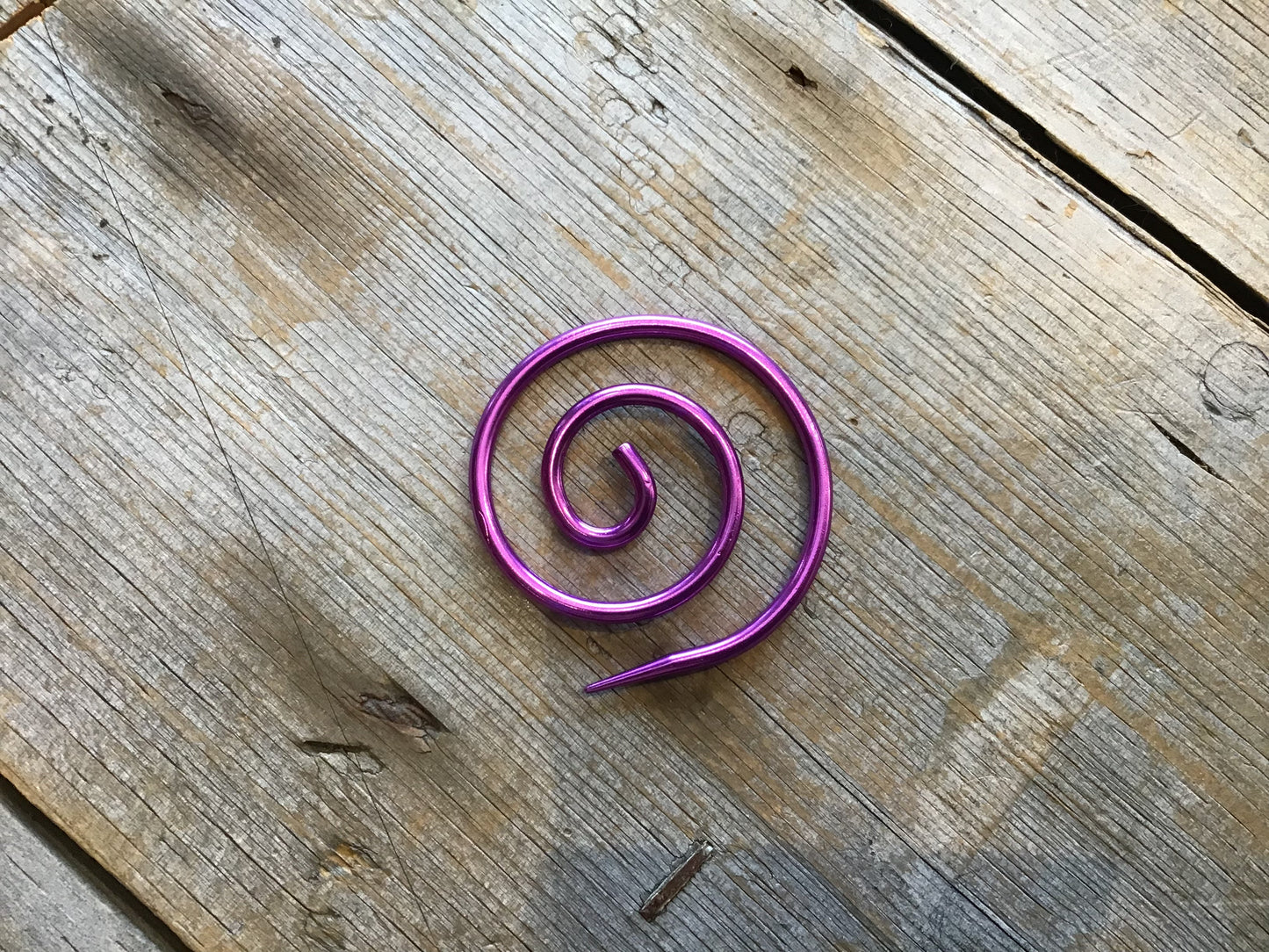 Aiguilles a torsades spirale