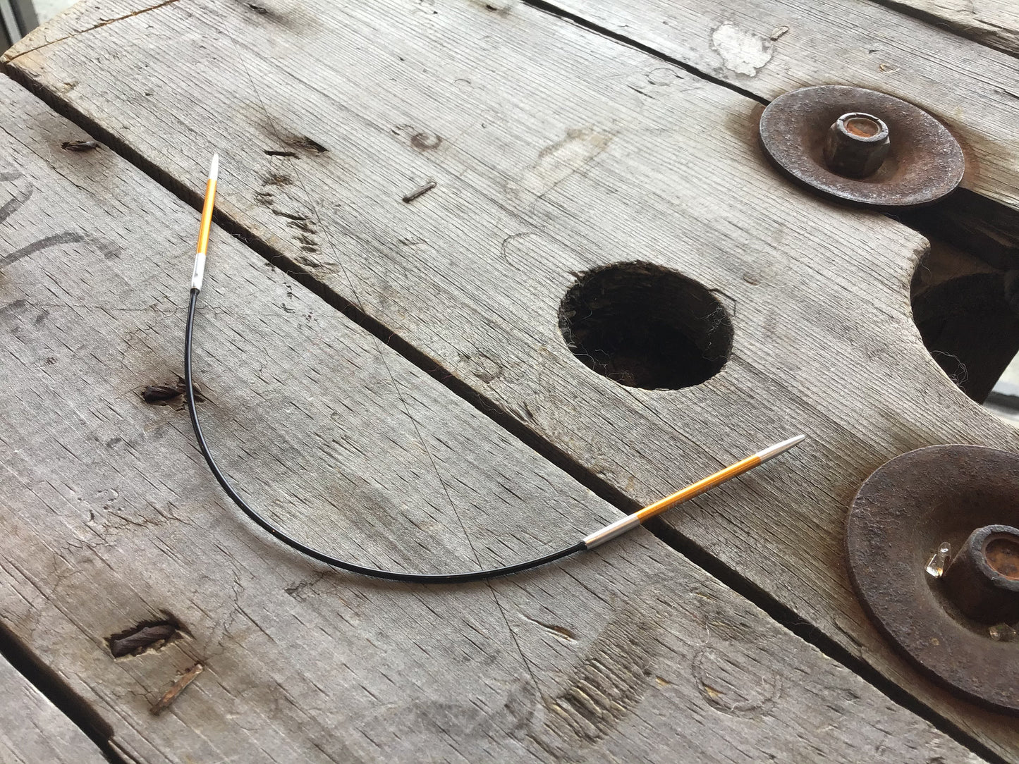 Knit Pro- ZING - aiguilles circulaires fixes 9" - 22.5cm en aluminium/ aluminum fixed circular
