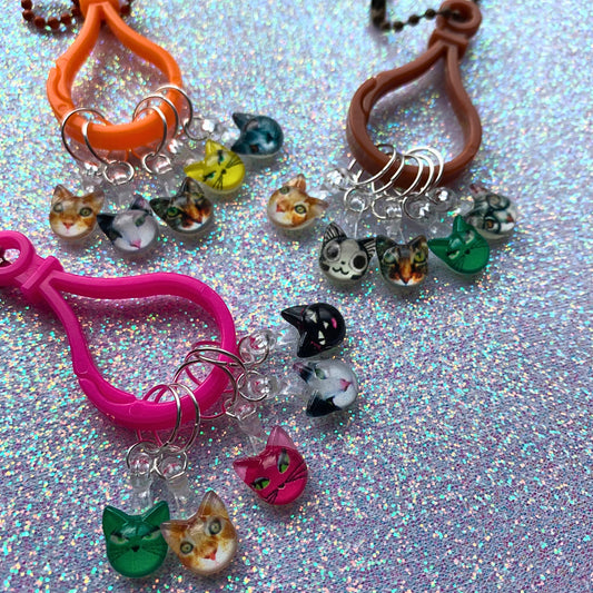 Marqueurs de mailles Chats amusants