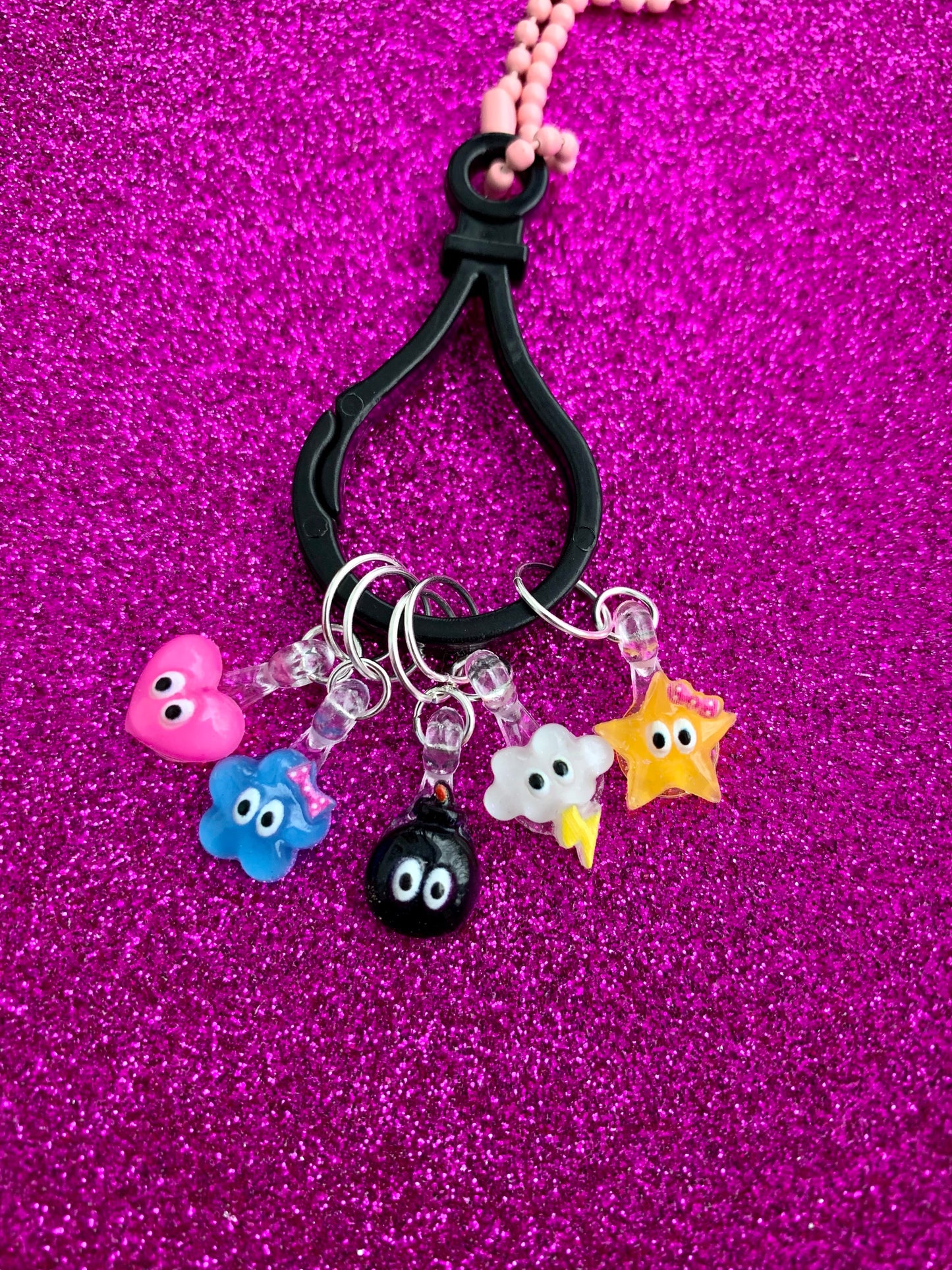 Marqueurs de mailles Nuages, coeurs, étoiles