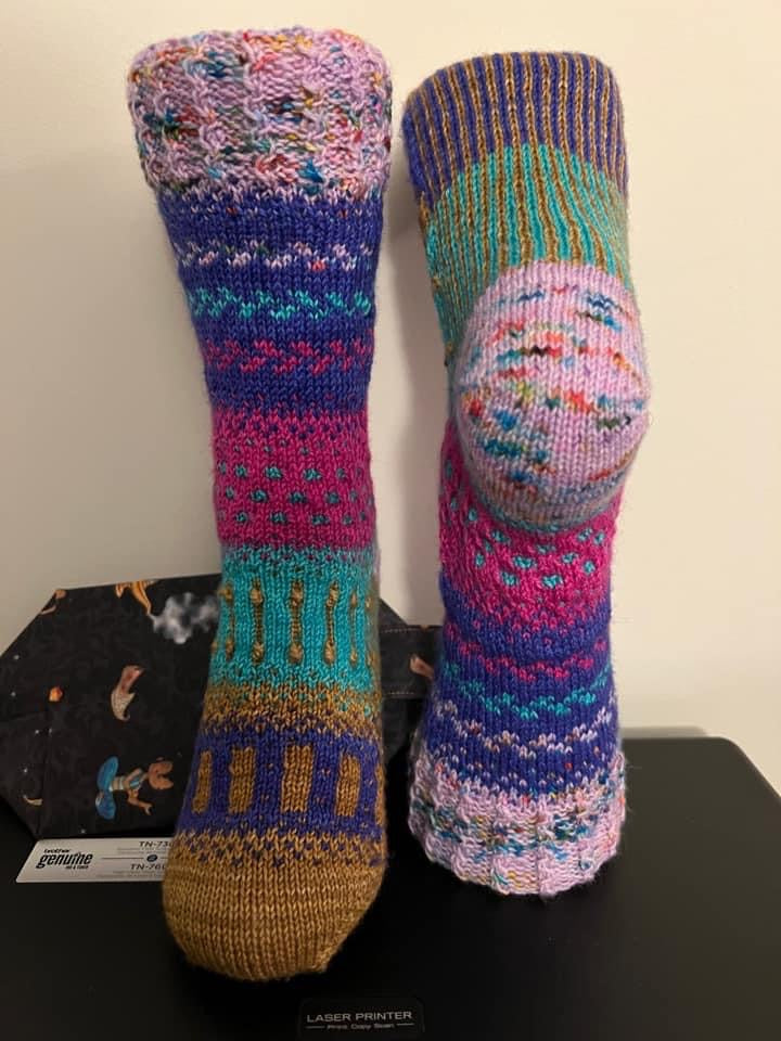 Patron Chaussettes Nouveau Monde