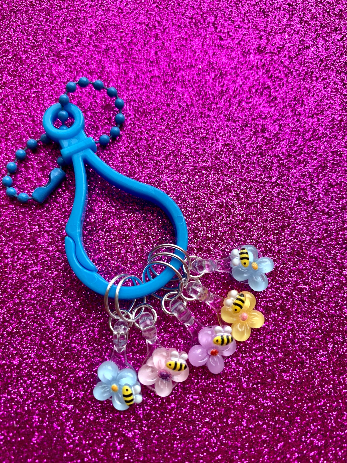 Marqueurs de mailles Fleurs & abeilles