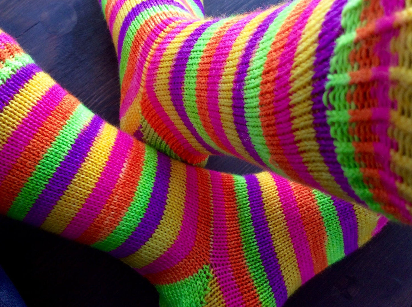 Sock Star - Stripes - Hawaiian Punch