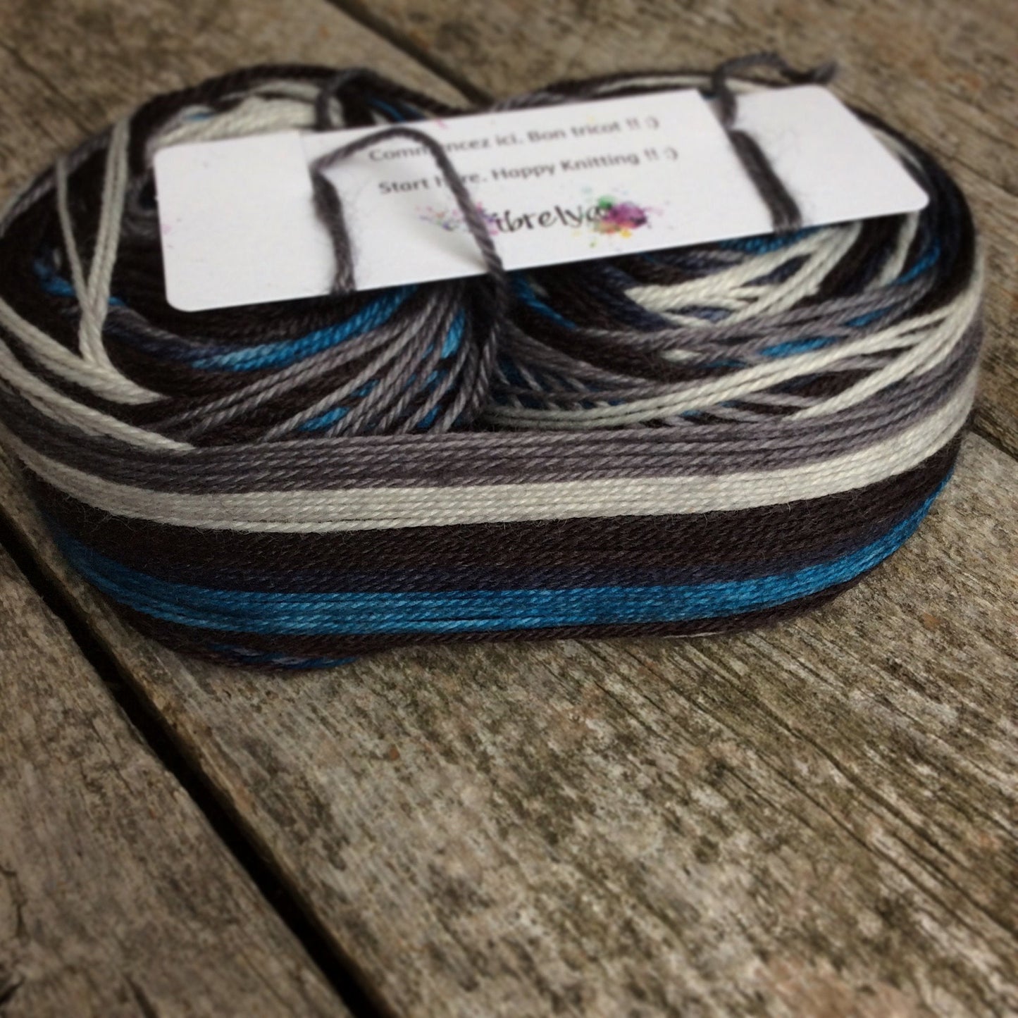 Sock Star - Crazy Stripes - Antarctic