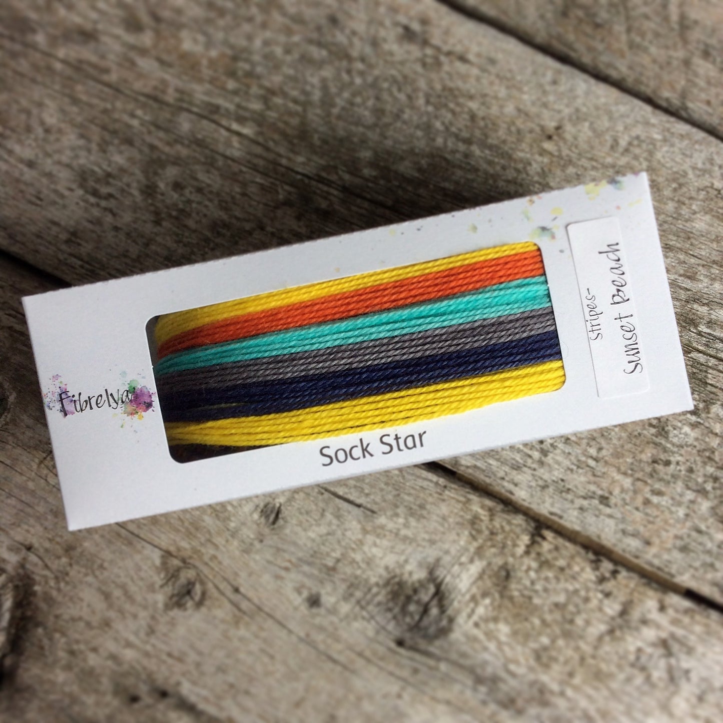 Sock Star - Stripes - Sunset Beach