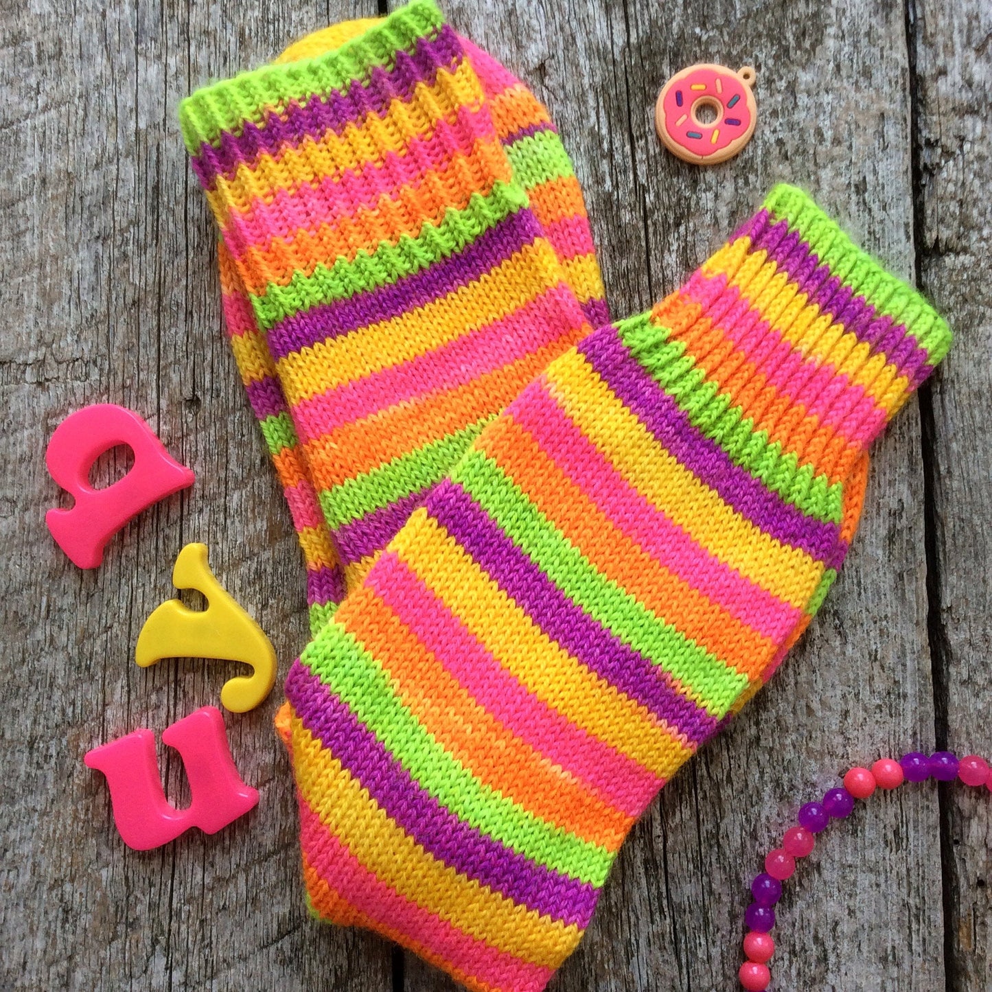 Sock Star - Stripes - Hawaiian Punch