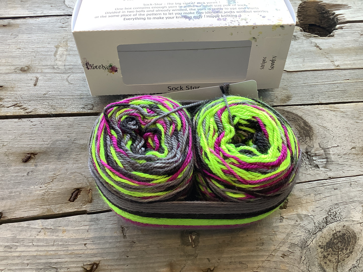 Sock Star - Stripes - Spooky