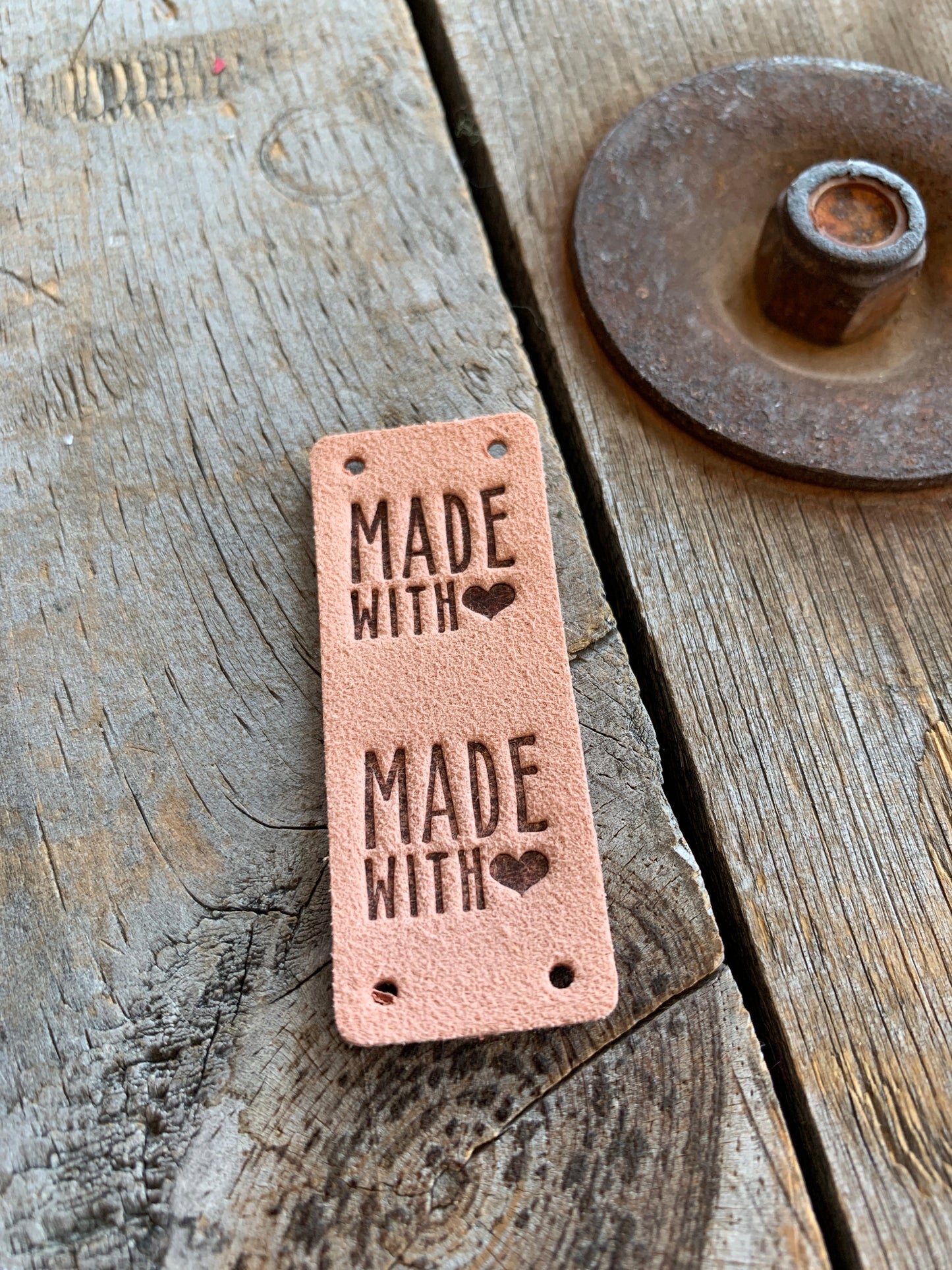 Étiquettes à projet - Made With ♥️