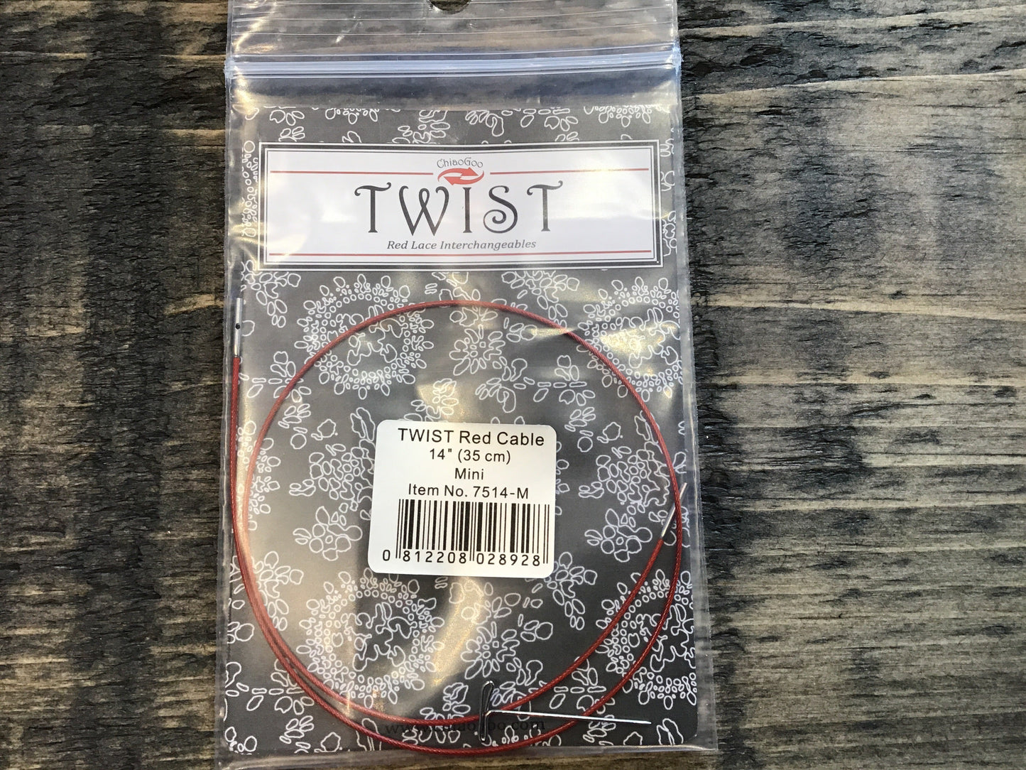 Câbles pour aiguilles circulaires interchangeables CHIAOGOO TWIST Red lace circular needles cables