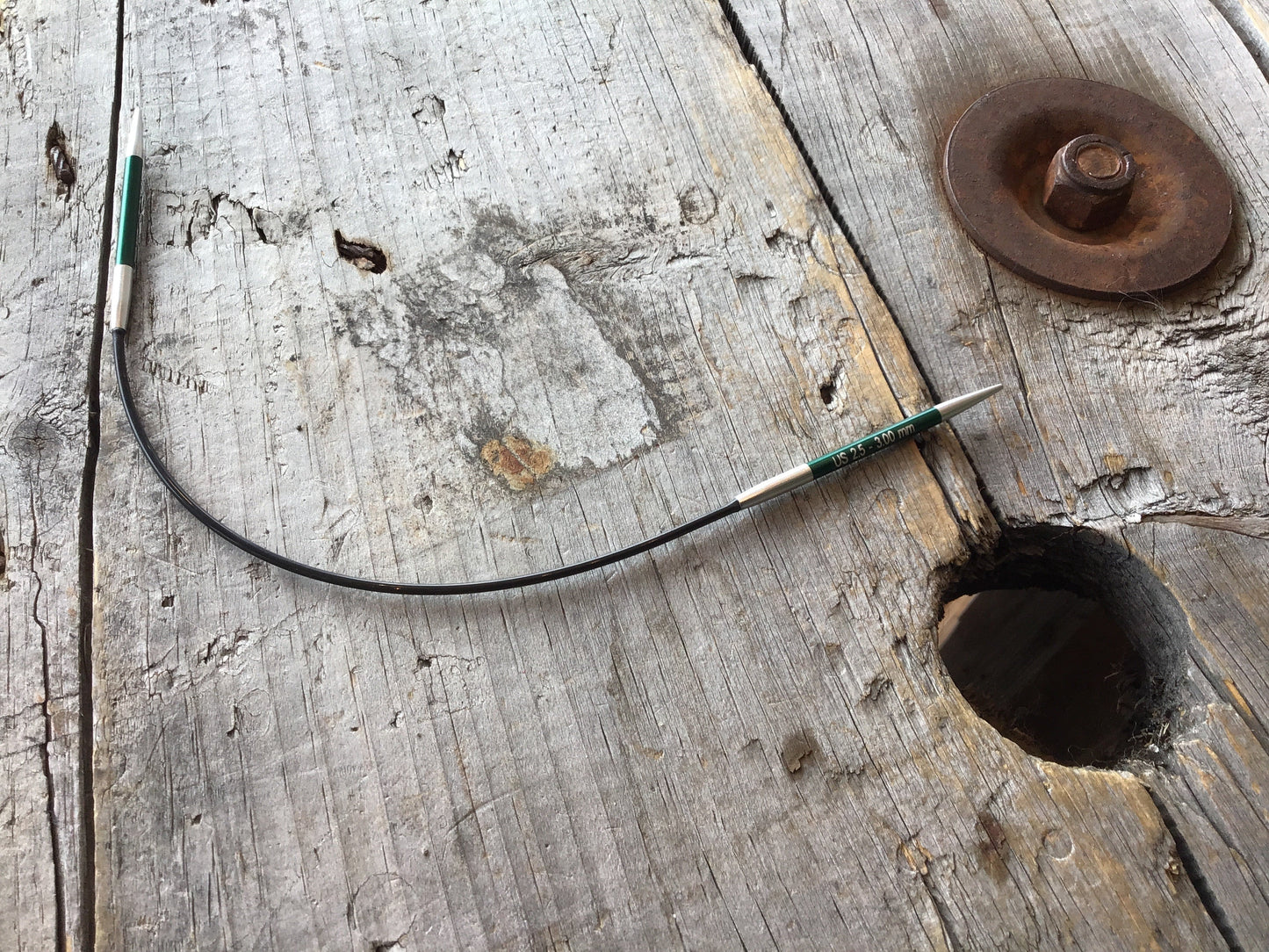 Knit Pro- ZING - aiguilles circulaires fixes 9" - 22.5cm en aluminium/ aluminum fixed circular